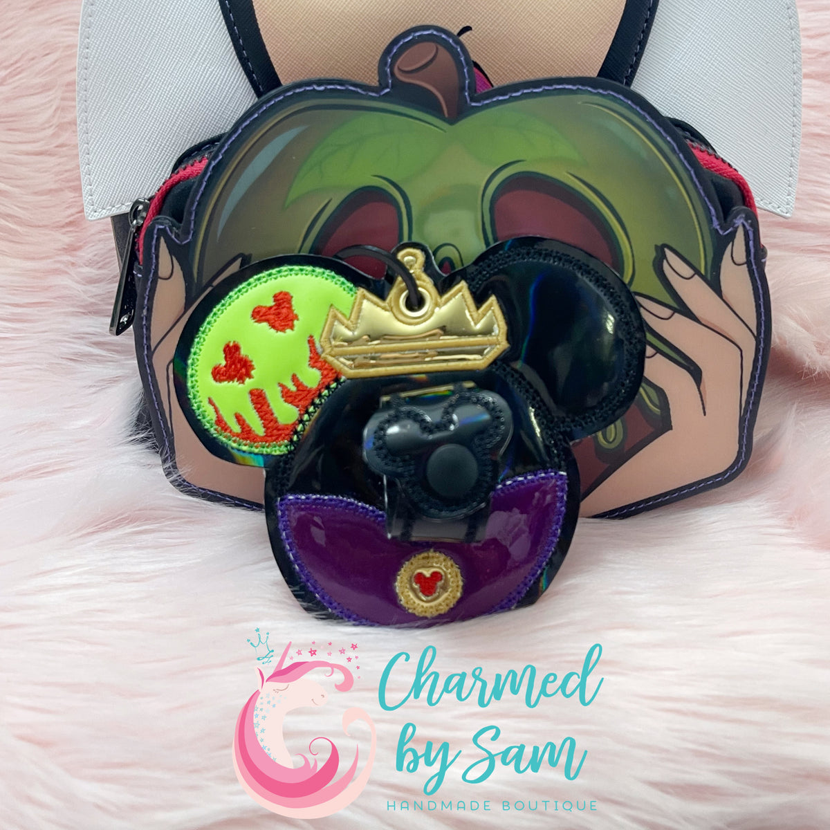 Evil Queen Glow in the Dark Poison Apple Ears Holder