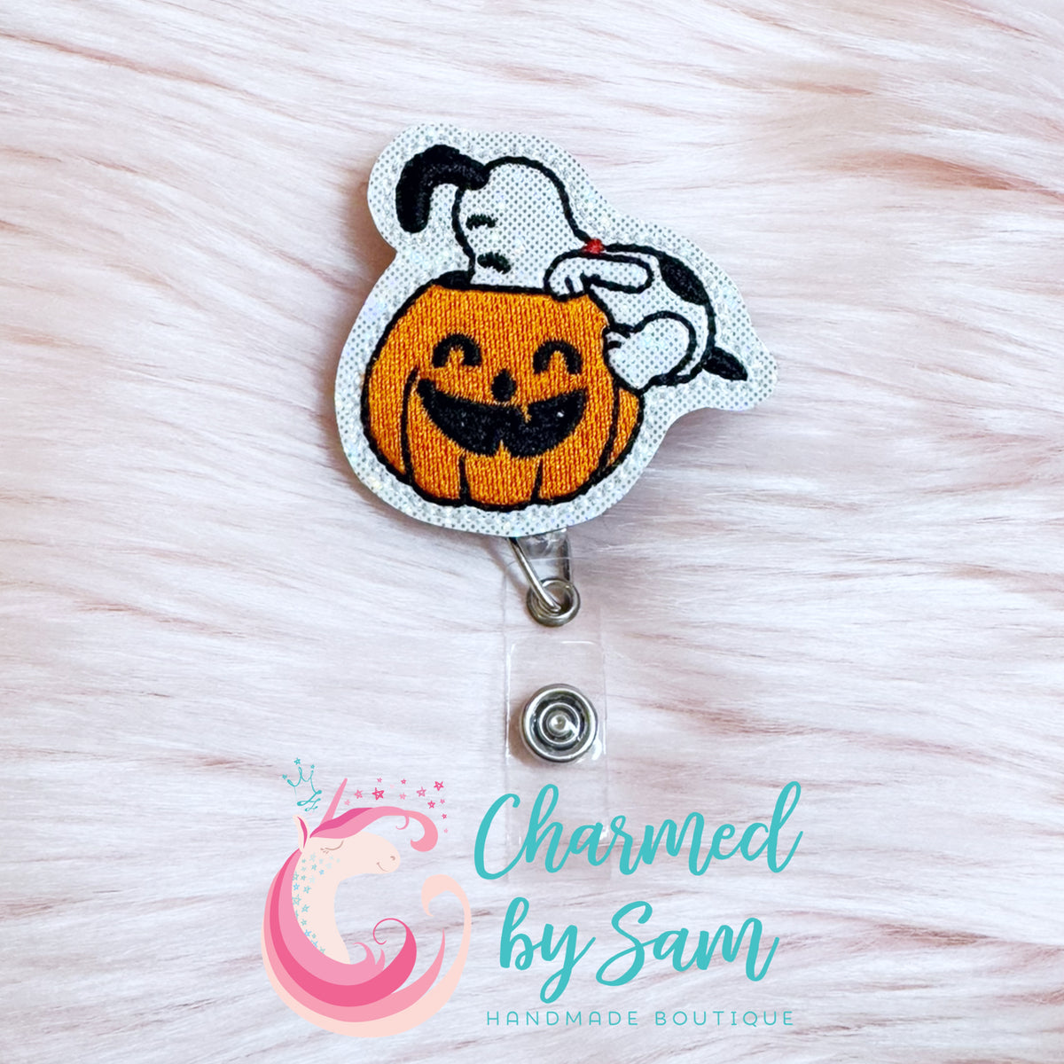 Great Pumpkin Snoopy Badge Reel
