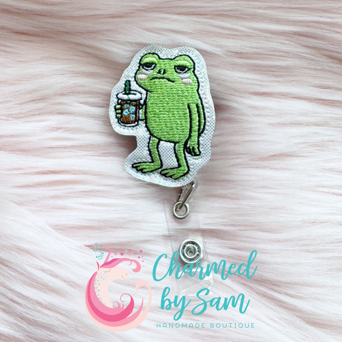 Tire Frog Badge Reel