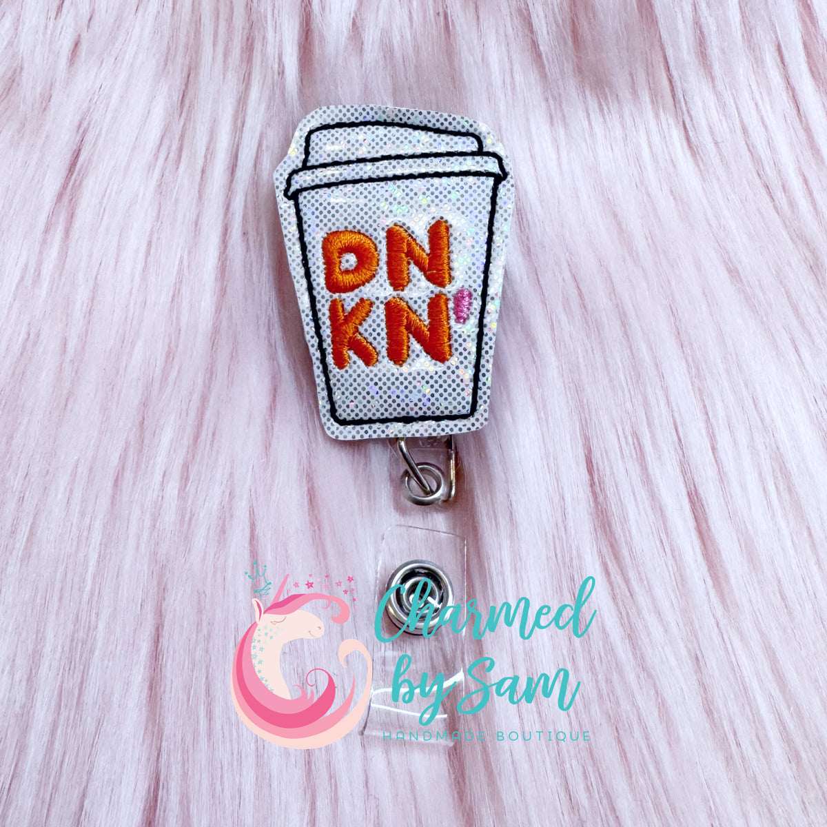 Dunkin' Donuts Coffee Badge Reel