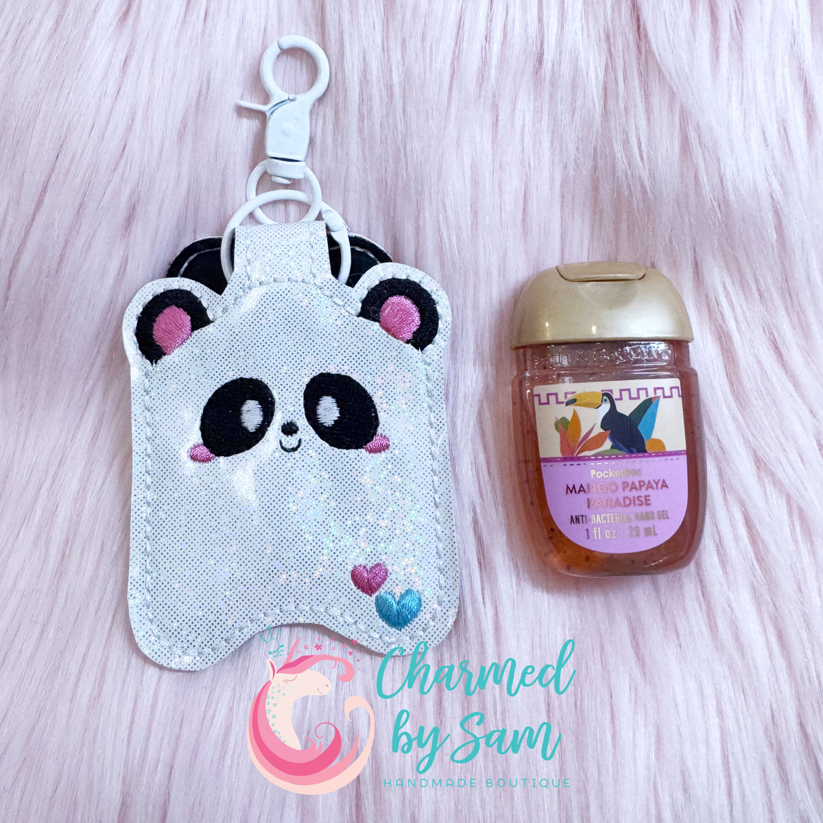 Panda Hand Sanitizer Holder