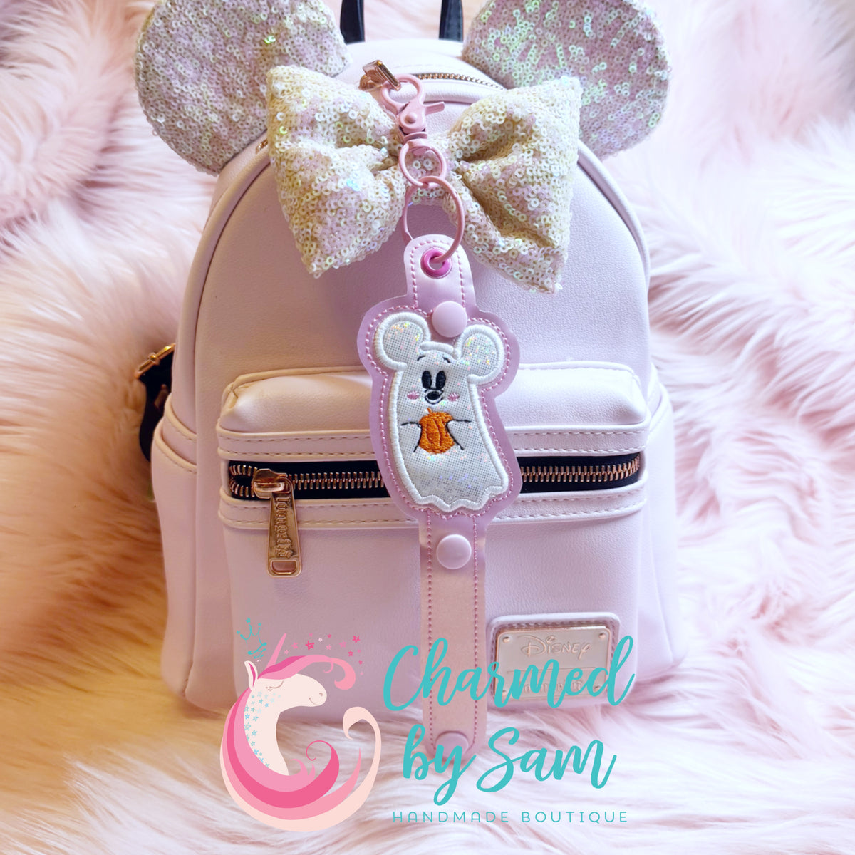 Ghost Mickey Ears Holder