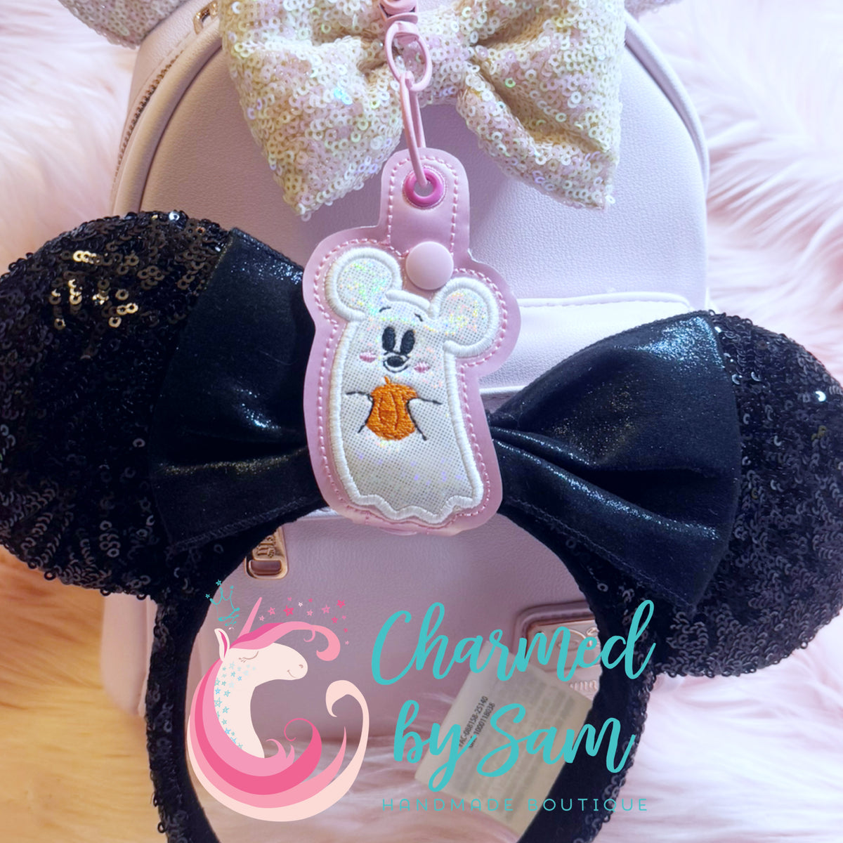 Ghost Mickey Ears Holder
