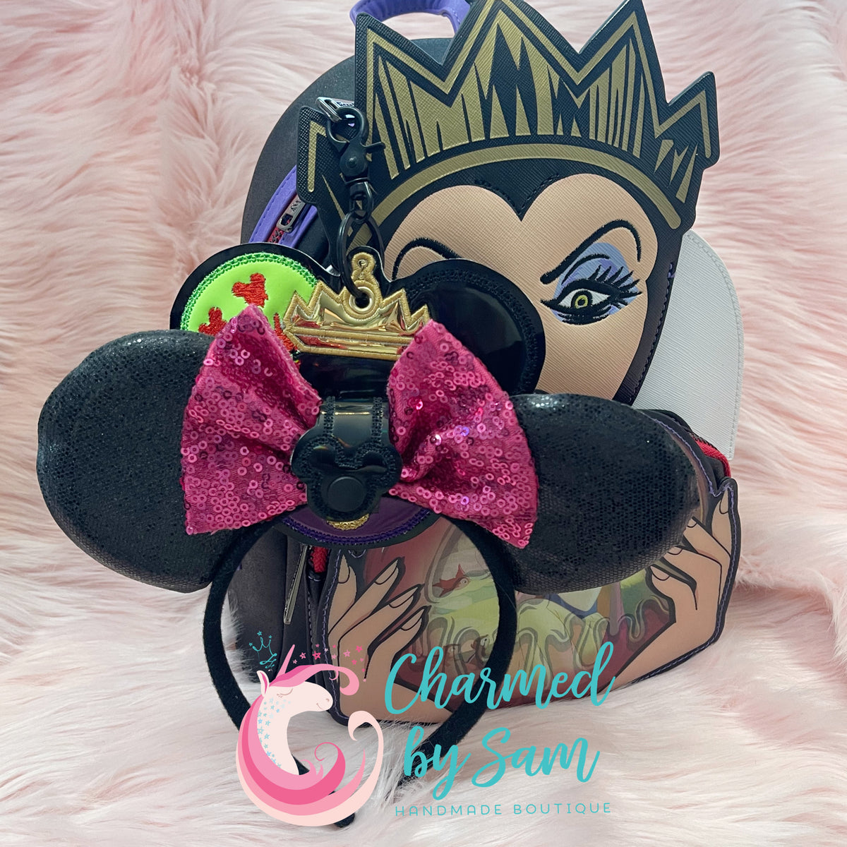 Evil Queen Glow in the Dark Poison Apple Ears Holder