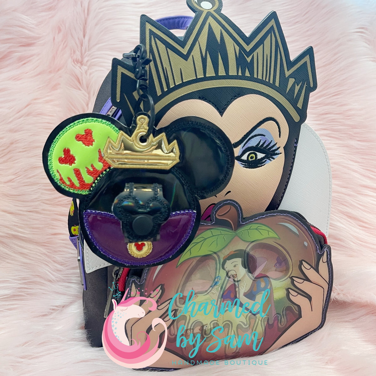Evil Queen Glow in the Dark Poison Apple Ears Holder