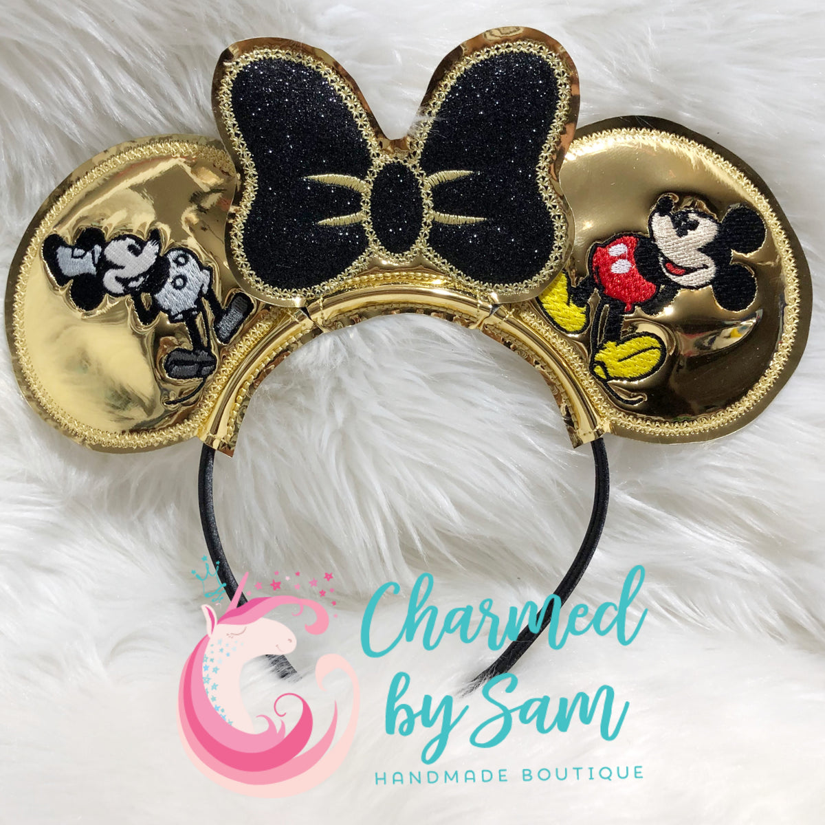 Retro and Modern Mickey Mouse Ears